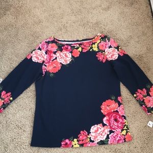 🆕 Talbots floral tunic shirt